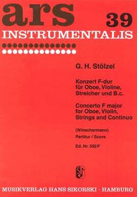 Gottfried Heinrich Stölzel: Konzert