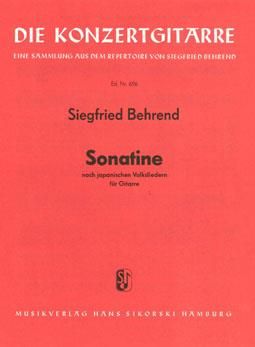 Siegfried Behrend: Sonatine nach japanischen Volksliedern
