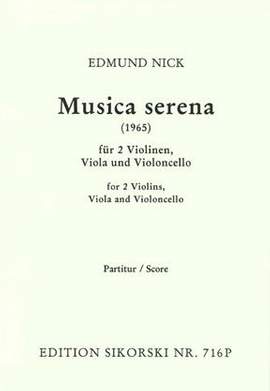 Edmund Nick: Musica serena (1965)