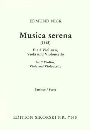 Edmund Nick: Musica serena (1965)