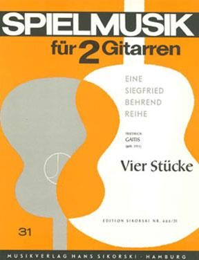 Friedrich Gaitis: 4 Stücke