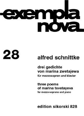 Alfred Schnittke: 3 Gedichte von Marina Zwetajewa