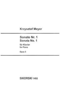 Krzysztof Meyer: Sonate Nr. 1