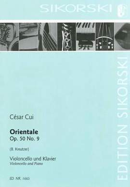 César Cui: Orientale