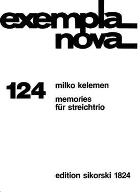 Milko Kelemen: Memories