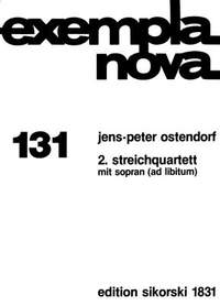 Jens-Peter Ostendorf: Streichquartett Nr. 2 (mit Sopran ad libitum)