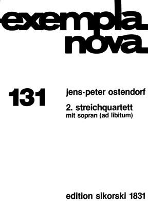 Jens-Peter Ostendorf: Streichquartett Nr. 2 (mit Sopran ad libitum)