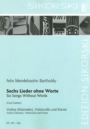 Felix&#x20;Mendelssohn&#x20;Bartholdy&#x3A;&#x20;6&#x20;Lieder&#x20;ohne&#x20;Worte