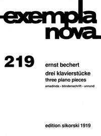 Ernst Bechert: 3 Klavierstücke