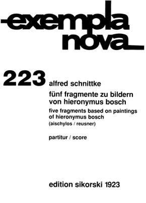 Alfred Schnittke: 5 Fragmente zu Bildern von Hieronymus Bosch