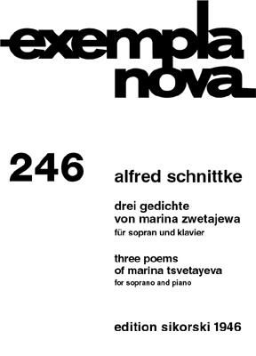 Alfred Schnittke: 3 Gedichte von Marina Zwetajewa