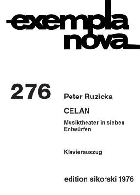 Peter Ruzicka: Celan