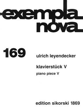 Ulrich Leyendecker: Klavierstück V