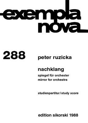 Peter Ruzicka: Nachklang