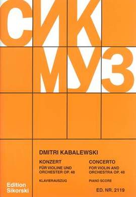 Dmitri Kabalevsky: Konzert für Violine und Orchester op.48