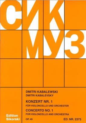 Dmitri Kabalevsky: Cello Concerto no. 1