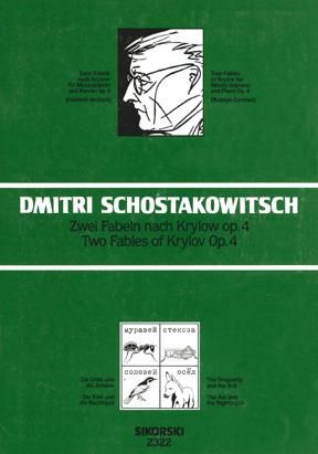 Dimitri Shostakovich: 2 Fabeln nach Krylow