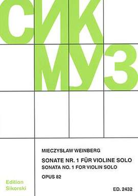 Weinberg, M: Sonate Nr. 1