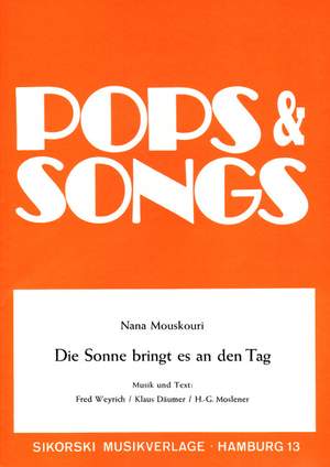 F Weyrich: Die Sonne bringt es an den Tag