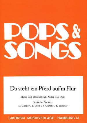 Hans J. Duin: Da steht ein Pferd auf'm Flur