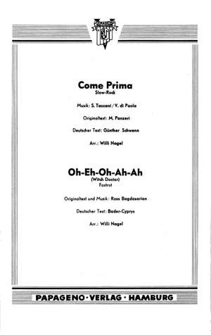 Sandro Taccani: Come Prima-Oh-Eh-Oh-Ah-Ah (Witch Doctor)