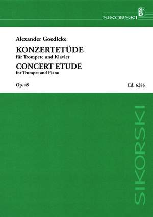 Alexander Goedicke: Konzert-Etüde