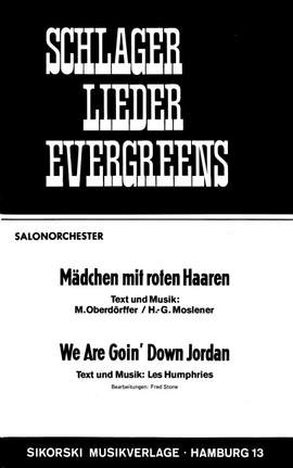 Manfred Oberdörffer: Mädchen mit roten Haaren-We are goin` down Jordan