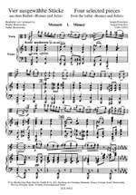 Sergei Prokofiev: 4 Stücke aus 'Romeo und Julia' Product Image