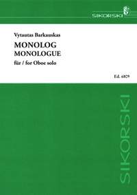 Vytautas Barkauskas: Monolog