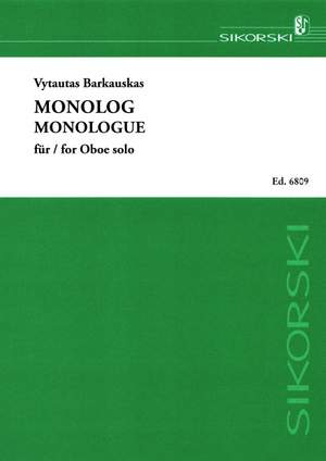 Vytautas Barkauskas: Monolog