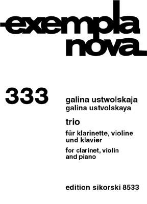 Galina Ustvolskaya: Trio