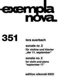 Lera Auerbach: Sonate Nr. 2