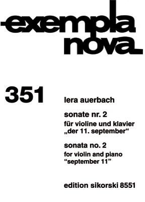 Lera Auerbach: Sonate Nr. 2