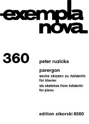 Peter Ruzicka: Parergon
