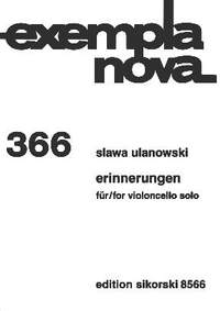 Slawa Ulanowski: Erinnerungen