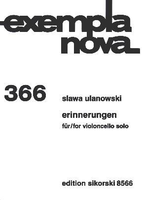 Slawa Ulanowski: Erinnerungen