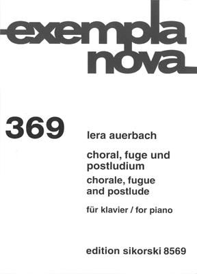 Lera Auerbach: Choral, Fuge und Postludium