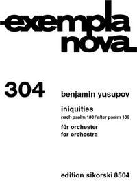 Benjamin Yusupov: Iniquities