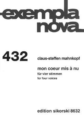 Claus-Steffen Mahnkopf: Mon coeur mis à nu