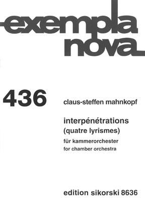 Claus-Steffen Mahnkopf: Interpénétrations