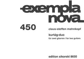Claus-Steffen Mahnkopf: Kurtág-Duo