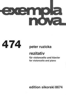 Peter Ruzicka: Rezitativ