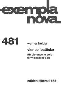 Werner Heider: 4 Cellostücke