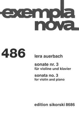 Lera Auerbach: Sonate Nr. 3