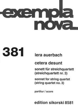Lera Auerbach: Cetera desunt