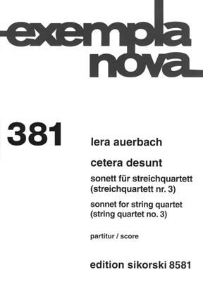 Lera Auerbach: Cetera desunt
