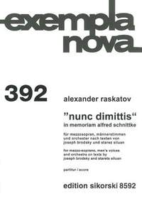 Alexander Raskatov: Nunc dimittis