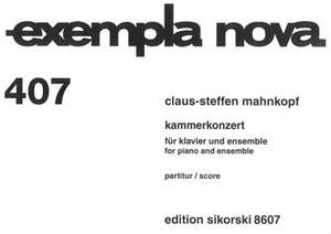 Claus-Steffen Mahnkopf: Kammerkonzert