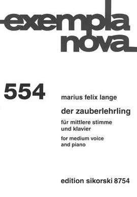 Marius Felix Lange: Der Zauberlehrling