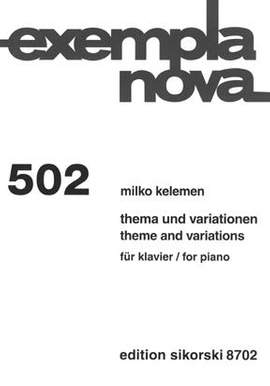 Milko Kelemen: Thema und Variationen